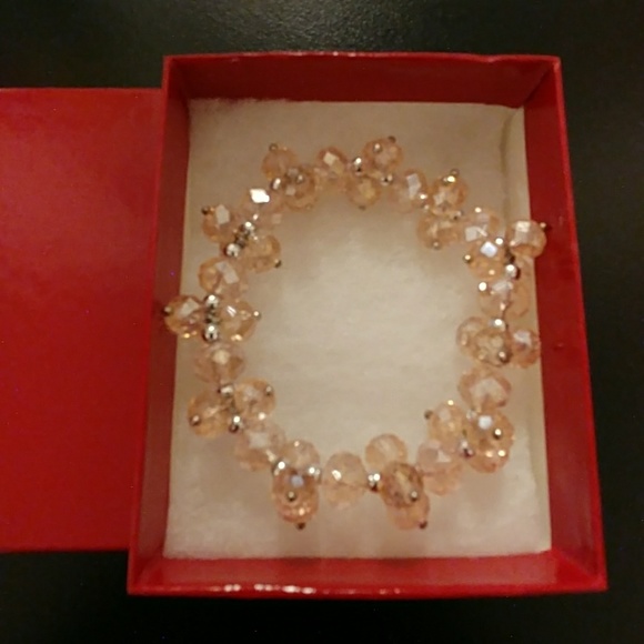 Rose Metallic Crystal Bracelet - Picture 8 of 8